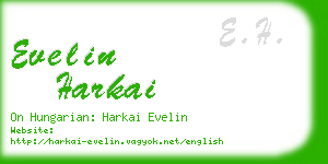 evelin harkai business card